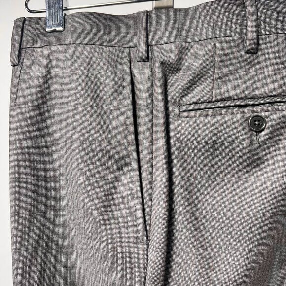 ERMENEGILDO ZEGNA Over Checked Two-Piece Wool Suit Trofeo 600 Gray 48R Italy - Picture 11 of 16